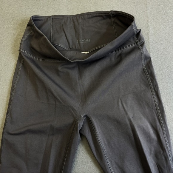 Fabletics Motion 365 Leggings Womens Gray Medium High Waist Crossover Pocket - Picture 2 of 8